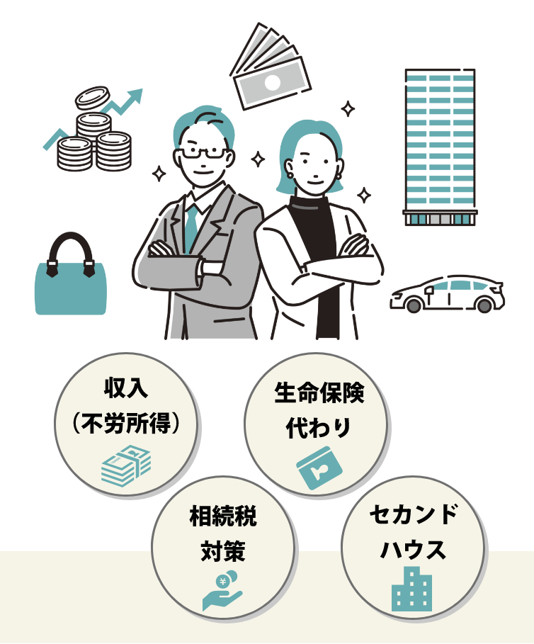 不動産投資ならすべて叶います！